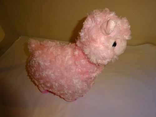 Pink alpaca soft toy brand - pink,