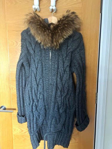 Gucci grey cable knit full - gucci, cable-knit