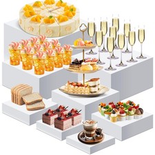 8PCS Buffet Risers Food Risers