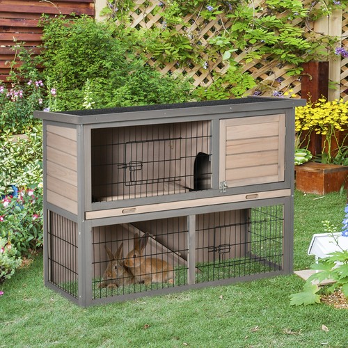 Rabbit hutch and run - and,
