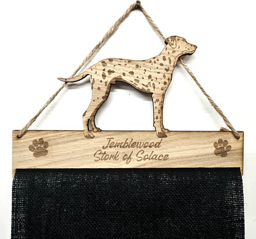 Dalmatian rosette holder 6mm - dalmatian,