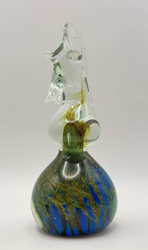Mdina glass horse - glass, head