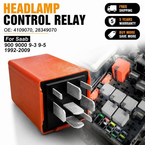 Headlamp control relay - control, for