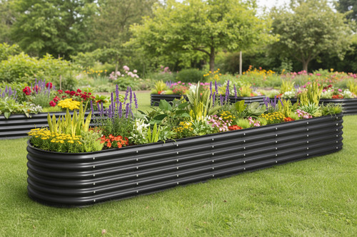 Raised garden bed - bed, steel