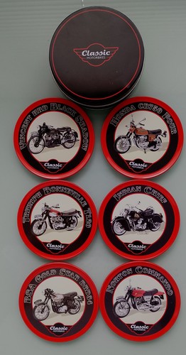 Classic motorbikes coasters - classic,