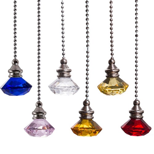 Crystal diamond pull chain - diamond,
