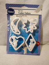 Pillsbury Dough Boy Cookie Cutter Star Moon Heart Diamond 
