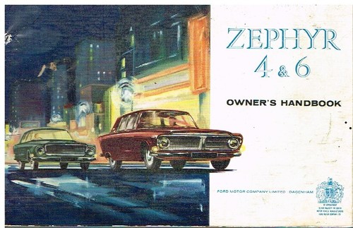 Ford zephyr 6 - ford, 4