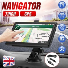 7" Truck Sat Nav HGV Lorry LGV 2025 UPDATED UK Europe Maps POIs Keyfuels Laybys*