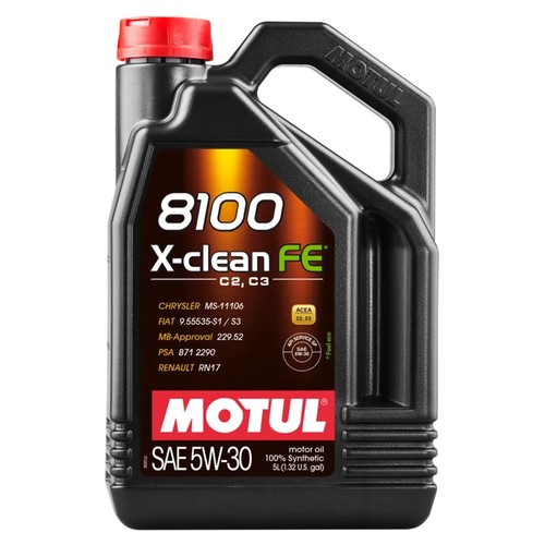 Motul 8100 clean 5w - x-clean, fe