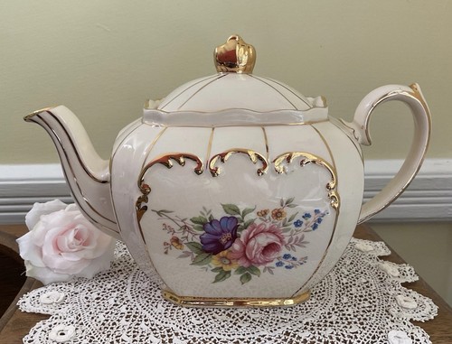 Sadler teapot cube - sadler, floral
