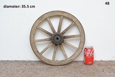 Vintage old wooden cart wagon