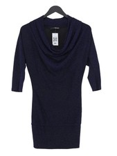Jane Norman Bodycon Midi Dress UK10 in Blue