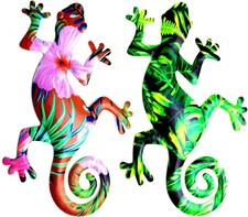 Metal Gecko Wall Decor,Garden