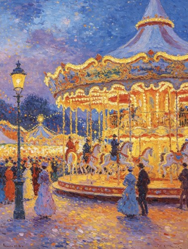 Victorian london fair ground - victorian,