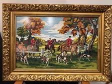 Vintage Framed Horse Riding