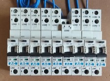 EATON RCBO's EMCH1 & EMBH1 30mA 40A, 32A, 20A,16A, 10A, 6A. B & C !Live Tested!