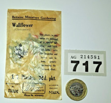 Britains 54mm cast lead garden:#035 - 11 x Wallflower factory sealed in glassine