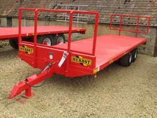 HERBST Bale/Pallet Trailer - 25ft, 10 Tonne Carry, Flotation Tyres - New