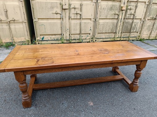Large vintage solid oak - vintage,