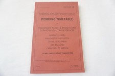 1992 Regional Railways North West Railway Working Timetable Section CE Barrow