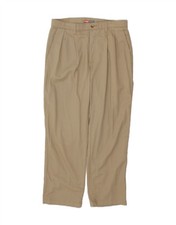 WRANGLER Mens Comfort Fit Pegged Chino Trousers W32 L30 Beige Cotton CQ07