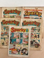 Sparky  Comics x 5 - all 1960s