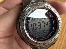 Casio SPF-70T Sea Pathfinder Titanium, Triple Sensor , Tough Solar, New Battery