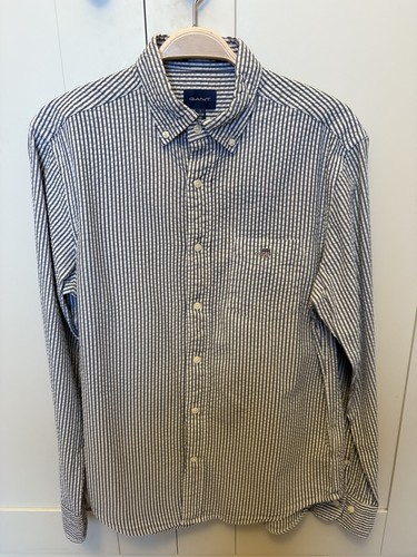 Gant seersucker shirt mens - seersucker,
