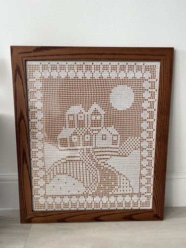 Large crochet picture - picture, in