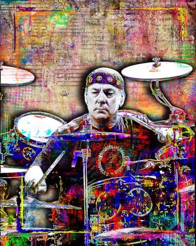 Rush drummer neil peart - rush,