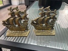 Vintage solid brass heavy - solid,