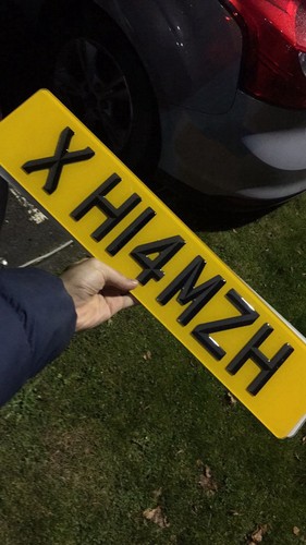 Private number plate xh14mzh - private,