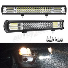 20 inch 3Row LED Light Bar Work Light Truck Tractor Offroad 4X4 Fog Driving Lamp