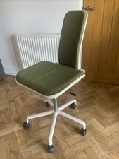Vintage Office Chair Hille Supports Cream Green Fred Scott Height Back Adjust