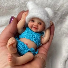 Preemie Silicone Doll Boy or Girl Reborn Baby Micro Mini Realistic Soft 6 Inch