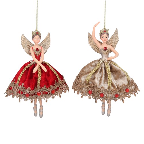Red gold fairy - gold, tree