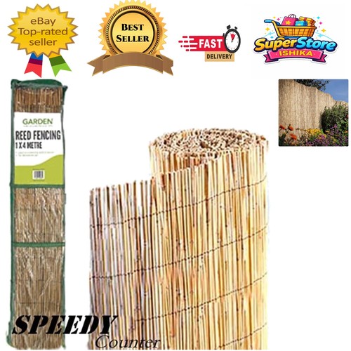 Decorative garden reed fencing - garden,