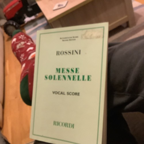 Messe solennelle vocal score - messe,