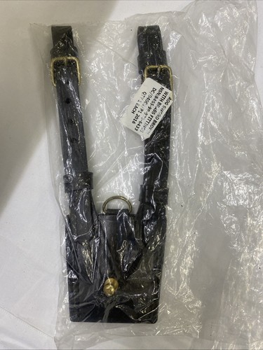 Sam browne brown leather sword - leather,