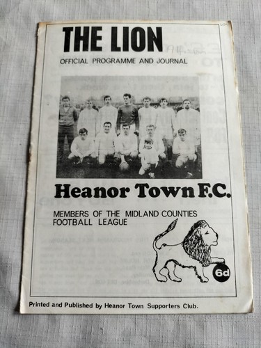 1968 heanor town alfreton - 1968/69,