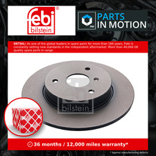2x Brake Discs Pair Solid fits