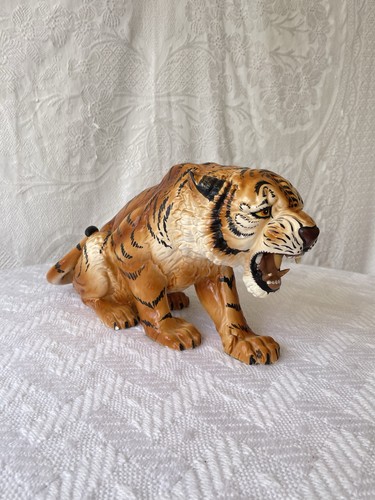 Large ceramic tiger ornament - large,