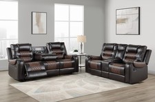 NEW Two-Tone 2PC Leather Gel