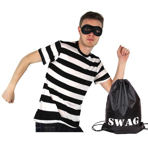 Burglar robber adult costume - adult,