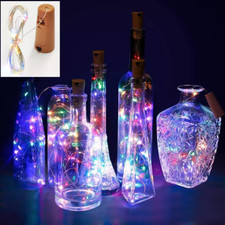 BUY 6 GET 6, Copper Bottle String Lights Light 20 LED 2M Fairy Wine Cork shaped