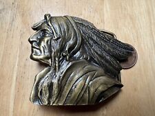 IMC Buckle Native American buckle Size~70x65mm VGC Indian Chief buckle Heavy