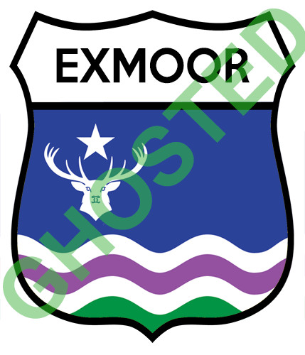 Exmoor devon car sticker - exmoor,