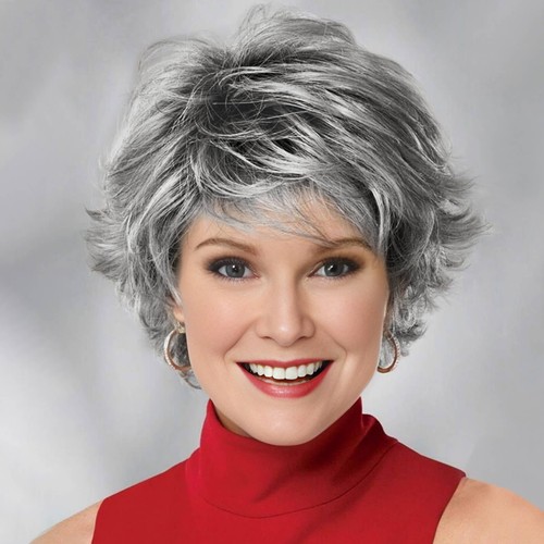 Short platinum blonde - short,