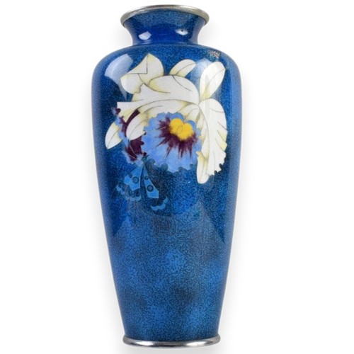 Japanese cloisonne vase - japanese,